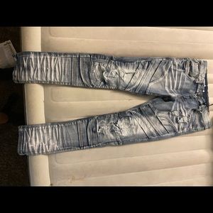 Copper Rivet skinny stretch fit jeans.